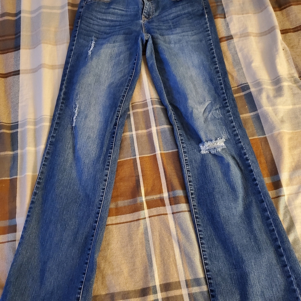 NY&CO women's low rise bootcut jeans